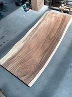 Suar houten tafelblad 260x100-110x8cm, Huis en Inrichting, Tafels | Eettafels, Ophalen, 50 tot 100 cm, Zo goed als nieuw, Vijf personen of meer