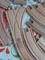 Large collection of wooden toy train set, Ophalen of Verzenden, Gebruikt