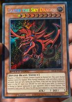 Yu-Gi-Oh! Slifer the Sky Dragon SBCB 1st Edition !, Ophalen of Verzenden, Zo goed als nieuw, Losse kaart, Foil