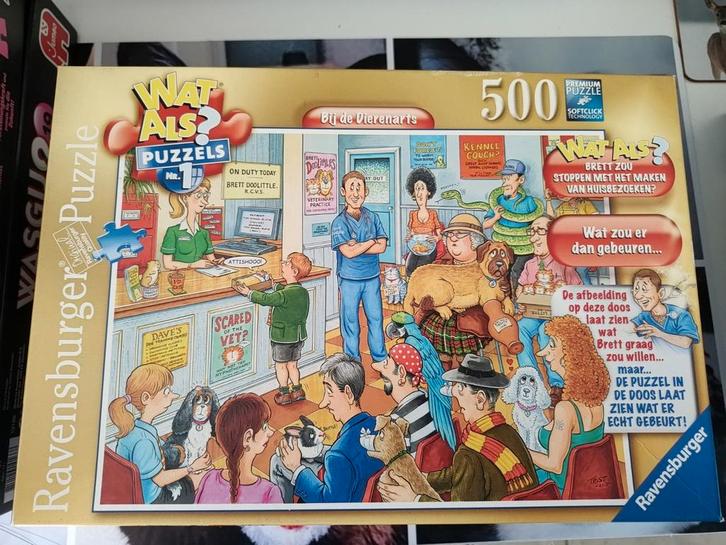 Ravensburger What if puzzel 500 stukjes, Hobby en Vrije tijd, Denksport en Puzzels, Zo goed als nieuw, Legpuzzel, 500 t/m 1500 stukjes