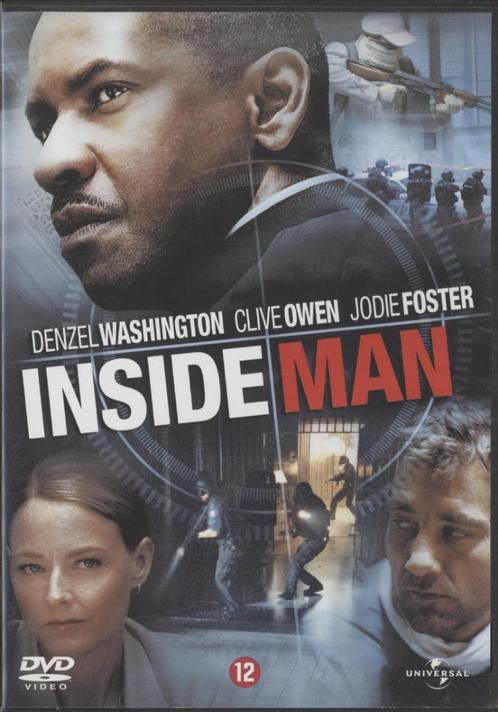 25) Inside Man: met Denzel Washington en Clice Owen, Cd's en Dvd's, Dvd's | Actie, Gebruikt, Actiethriller, Vanaf 12 jaar, Ophalen of Verzenden