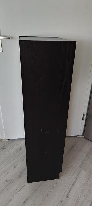 Ikea billy 40x28x106 zwartbruin - afbeelding 2