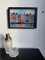 Kunst Amsterdam painting schilderij grachten modernart, Antiek en Kunst, Ophalen of Verzenden
