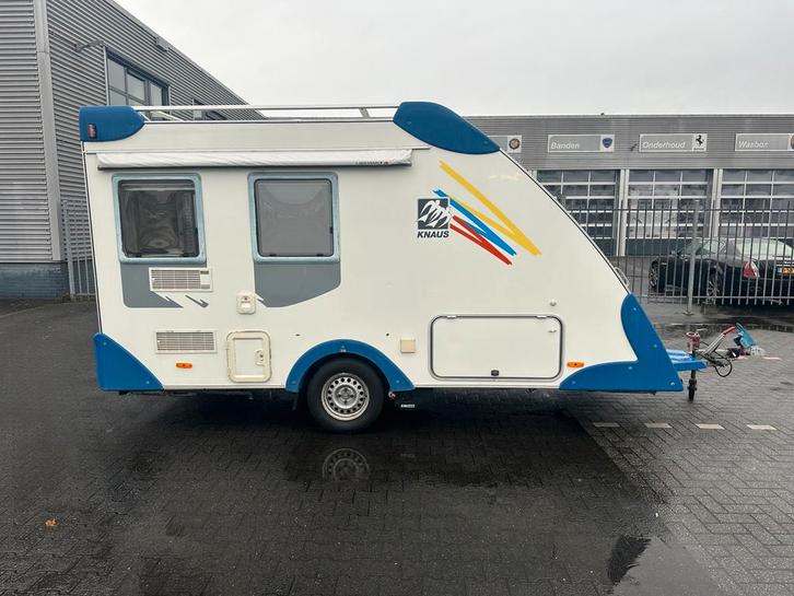 Knaus Sport & Fun | Compleet | Mover | Luifel | Motorcaravan, Caravans en Kamperen, Caravans, Particulier, tot en met 3, 750 - 1000 kg