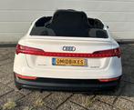Audi E-tron 12v wit - Afstandsbediening - 4x4 - Leder - Rubb, Ophalen of Verzenden, Nieuw, Overige typen