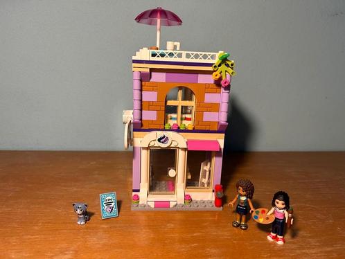 Lego Friends Emma's kunstatelier, Kinderen en Baby's, Speelgoed | Duplo en Lego, Zo goed als nieuw, Lego, Complete set, Ophalen of Verzenden
