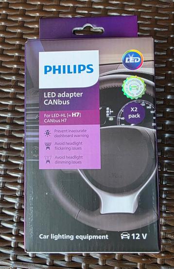 Philips LED Adapter CANbus H7 - X2 Pack beschikbaar voor biedingen