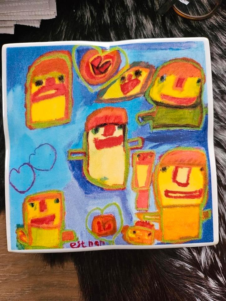 Bonbonschaaltje Wijchen Schoonhoven keramiek, Huis en Inrichting, Woonaccessoires | Schalen en Manden, Zo goed als nieuw, Rechthoekig