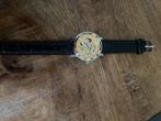 Horloge, Sieraden, Tassen en Uiterlijk, Horloges | Heren, Overige merken, Overige materialen, Leer, Polshorloge