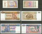 Birma Myanmar 50 pyas 50-100 KYATS 1994/97 Biljet r-57 jdu, Ophalen of Verzenden, Oost-Azië, Setje