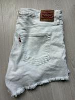 Levi's 501 Korte Spijkerbroek W33, Wit, Uilenstede510, Ophalen of Verzenden, Zo goed als nieuw