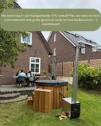 Hottub houtgestookt 4-5 personen 175cm, Tuin en Terras, Zwembaden, Ophalen, Rond, Nieuw, Minder dan 200 cm