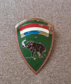 Mouwschildje Troepencommando Zuid en Midden Celebes. Indië., Verzamelen, Ophalen of Verzenden, Landmacht, Nederland, Embleem of Badge