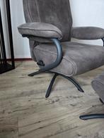 Realex Stoel Antraciet - Relaxfauteuil met Voetenbank, Huis en Inrichting, Fauteuils, Ophalen, Minder dan 50 cm, Minder dan 75 cm