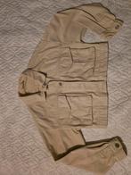 Spijkerjack kort creme maat S, Ophalen of Verzenden, Zo goed als nieuw, Maat 38/40 (M), Beige