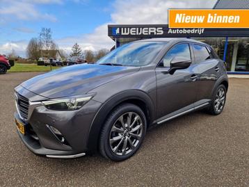 Mazda CX-3 2.0 121pk GT-Luxury, Leder, 18 inch, Navi, Camera beschikbaar voor biedingen