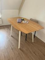 Klaptafel Ikea PS 2021 bamboe wit, Huis en Inrichting, Ophalen, Gebruikt, Vier personen