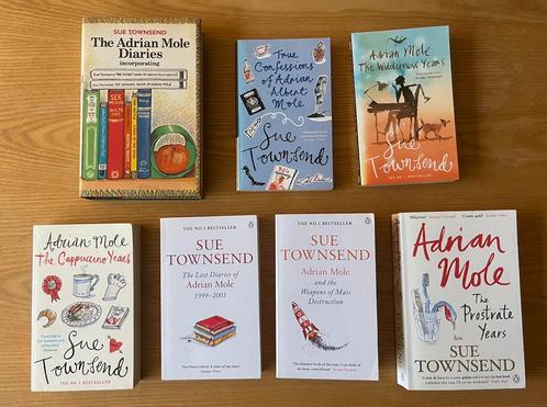 Adrian Mole Diaries compleet!  Sue Townsend engelstalig, Boeken, Humor, Ophalen of Verzenden