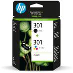 HP 302 originele zwarte/drie-kleuren inktcartridges, 2-pack, Computers en Software, Printerbenodigdheden, Verzenden, Nieuw, HP