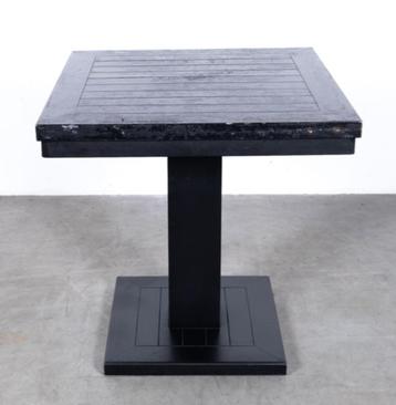 Horecatafel zwart 80x80cm (24 stuks) beschikbaar voor biedingen