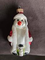 Kersthanger kerstman met pinguïn, Ophalen of Verzenden