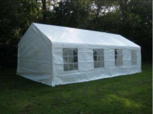 Te koop nieuwe partytent 8x4 met buizen uit een geheel, Tuin en Terras, Partytenten, Zo goed als nieuw, Partytent, Ophalen of Verzenden
