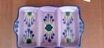 Vintage snackschaal Flora Holland 1264 “Lila”., Ophalen of Verzenden