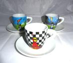 Bialetti Porcellana vintage espresso kop en schotels Sport, Ophalen of Verzenden, Zo goed als nieuw, Porselein, Kop en/of schotel