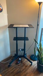 Adjustable Mobile Standing Desk with Wheels, Ophalen, Zo goed als nieuw