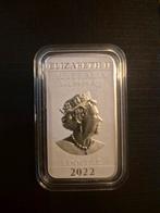 Mooie zilveren Australian rectangle Dragon 1oz 2022, Postzegels en Munten, Edelmetalen en Baren, Ophalen of Verzenden, Zilver