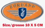 ZUNDAPP oval logo patch oranje.  KS 50 100 125 517 CS GT GTS, Ophalen of Verzenden, Nieuw