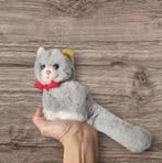 Vintage Steiff knuffel kat Snuffy 70s met knop hoogte 13 cm, Antiek en Kunst, Ophalen of Verzenden