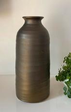 Brons goudkleurige grote vaas, Huis en Inrichting, Woonaccessoires | Vazen, Overige kleuren, Aardewerk of Porselein, Ophalen of Verzenden