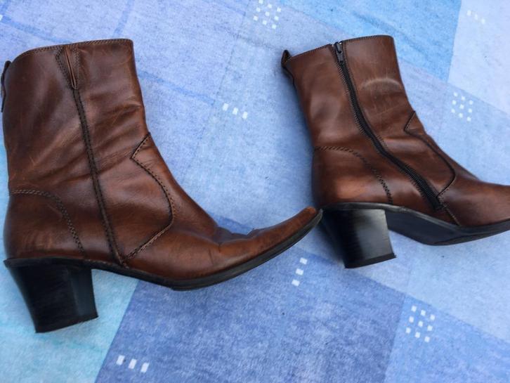 5 th Avenue laars, leer, maat 41. Is in zeer goede staat., Kleding | Heren, Schoenen, Zo goed als nieuw, Werkschoenen, Bruin, Ophalen