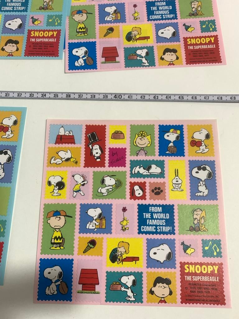 22 Peanuts karakters Snoopy the superbeagle vouwblaadjes, Ophalen of Verzenden, Nieuw