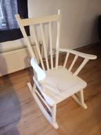 Schommelstoel, Huis en Inrichting, Stoelen, Ophalen, Gebruikt, Wit, Eén