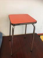 Vintage oranje formica krukje, Ophalen of Verzenden, Zo goed als nieuw, Hout