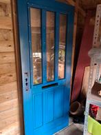 Gratis 2 hardhouten voordeuren, Ophalen, Buitendeur, 200 tot 215 cm