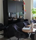 Ikea Besta zwart met glazen deuren, Ophalen, Met deur(en), 100 tot 150 cm, 150 tot 200 cm
