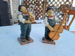 set van 2 beelden laurel en hardy figuren, Ophalen of Verzenden, Zo goed als nieuw, Mens