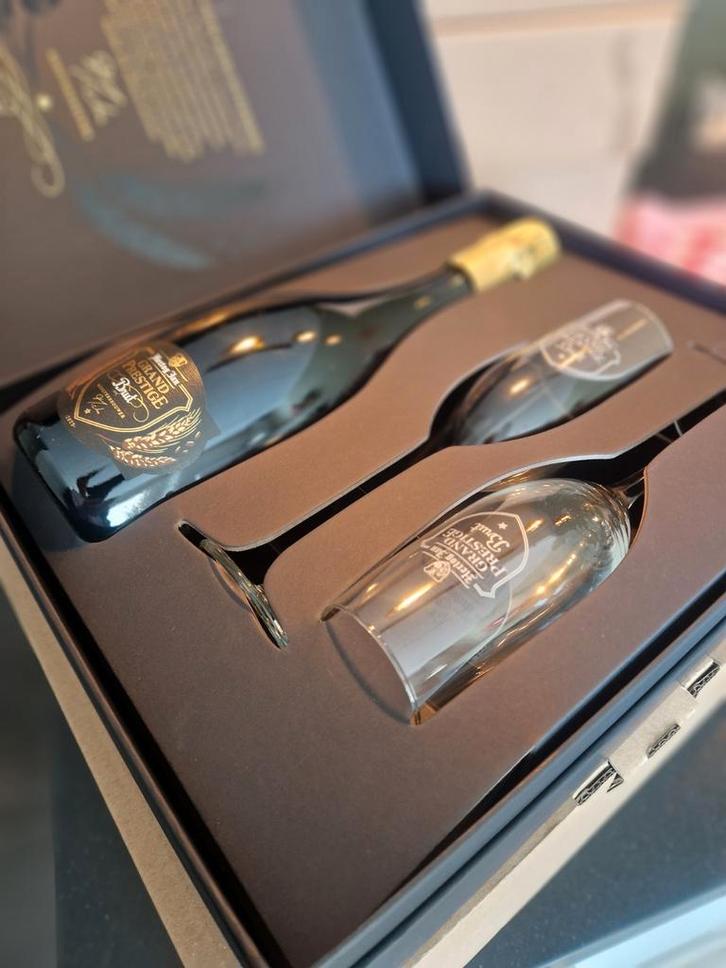 Hertog Jan Grand Prestige Brut Set, Verzamelen, Porselein, Kristal en Bestek, Nieuw, Glas of Glazen, Ophalen of Verzenden