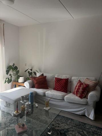 Matching set (Ektorp Ikea) bank, poef, stoel - afbeelding 2
