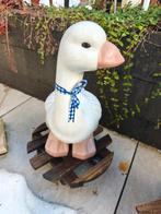 Tuinbeeld gans, Tuin en Terras, Tuinbeelden, Ophalen, Gebruikt, Steen, Dierenbeeld
