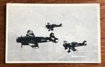 Luchtmacht Fokker TV Bommenwerpers met D21 jachtvliegtuigen, Ophalen of Verzenden, Luchtmacht, Nederland, Foto of Poster