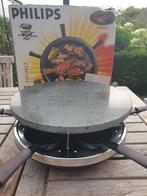 Philips grillsteen (Luna HD4423) incl. beschrijving, Witgoed en Apparatuur, Gourmetstellen, Ophalen, Zo goed als nieuw, 4 t/m 7 personen