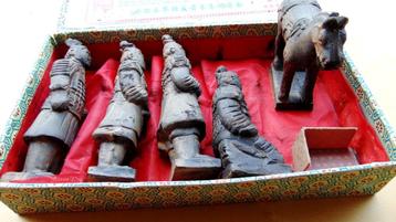 Terracottaleger figuren Chinees originele verpakking