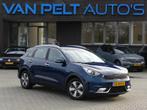 Kia Niro 1.6 GDi Hybrid DynamicLine / Carplay / Dealeronderh, Auto's, Blauw, Leder en Stof, Origineel Nederlands, 26 km/l
