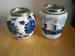 Twee Delfts Blauwe Lepelvaasjes, Ophalen of Verzenden