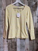Sandwich long sleeve geel/wit gestreept (Maat S), Kleding | Dames, Verzenden, Geel, Nieuw, Lange mouw