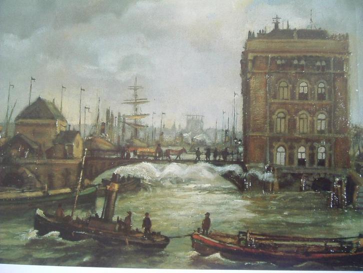 Havens van Amsterdam en Rotterdam sinds 1870., Verzamelen, Scheepvaart, Gebruikt, Boek of Tijdschrift, Motorboot, Ophalen of Verzenden